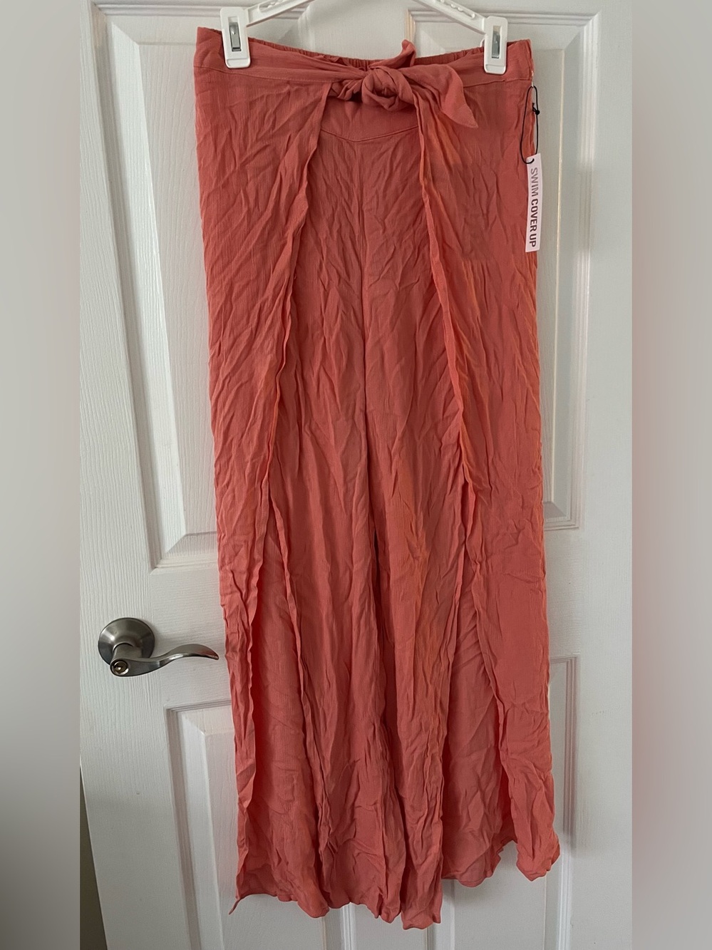Forever 21 Coral Maxi Swim Cover-Up Pant and Top